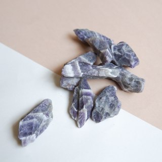 Ametyst Chevron surowy