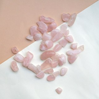 Kwarc różowy małe otoczaki - 50g