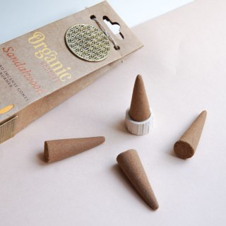 Kadzidła stożkowe Organic Sandalwood