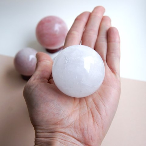 Kula kryształ górski - średnia 4cm