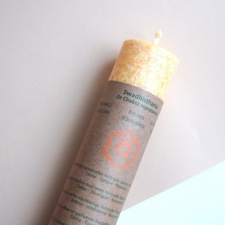 Świeczka 20cm pomarańczowa
