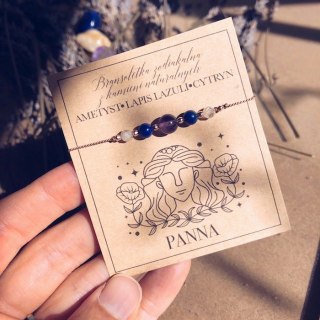 Bransoletka zodiakalna Panna