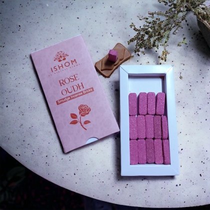 Kadzidełka cegiełki ishom - rose oudh