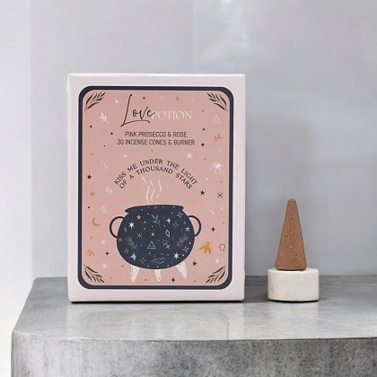 Kadzidełka stożkowe Celestial Magic z podstawką - Love Potion