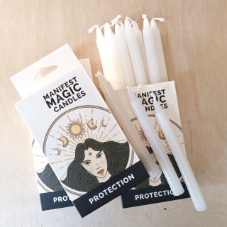 Magiczne świeczki zestaw - białe